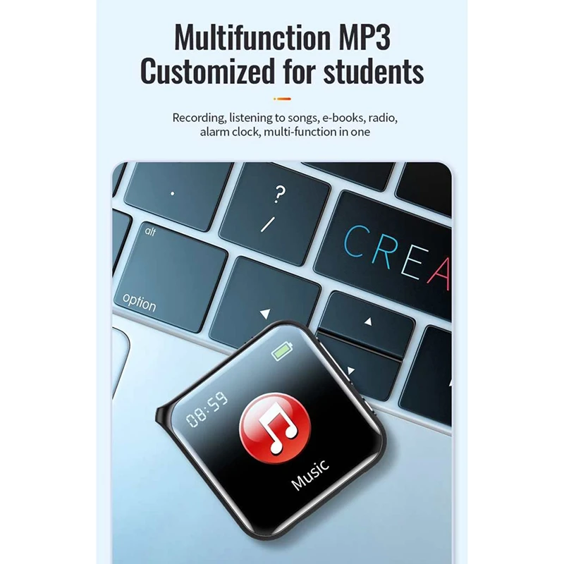 MP3-плеер с цветным экраном Портативный аудио-диктофон Электронная книга FM-радио