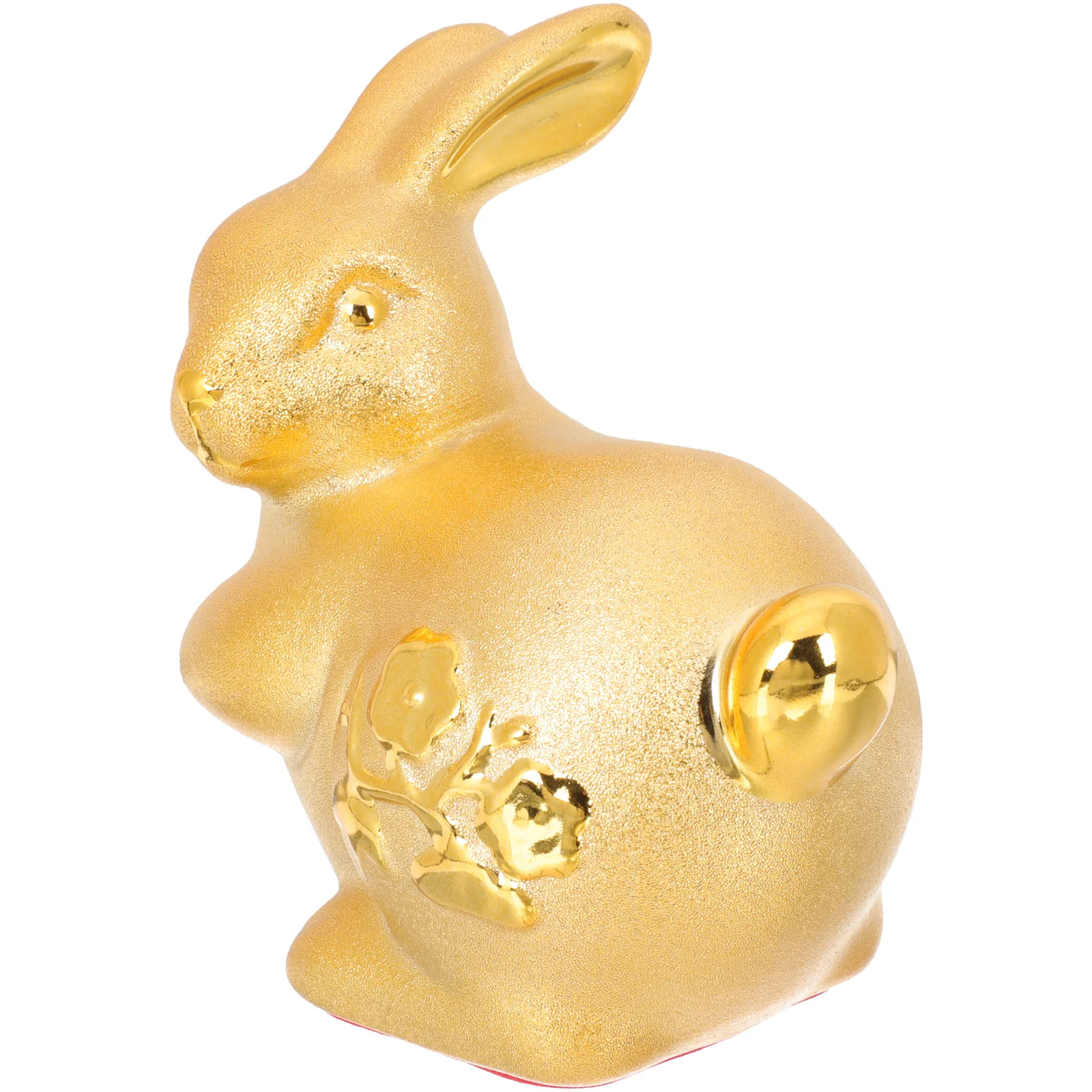 

Rabbit Chinese Statue Bank Zodiac Year Figurine Piggy Animal Bunnynew Figurines Decor Figuresof Lucky The Ornament Fortune