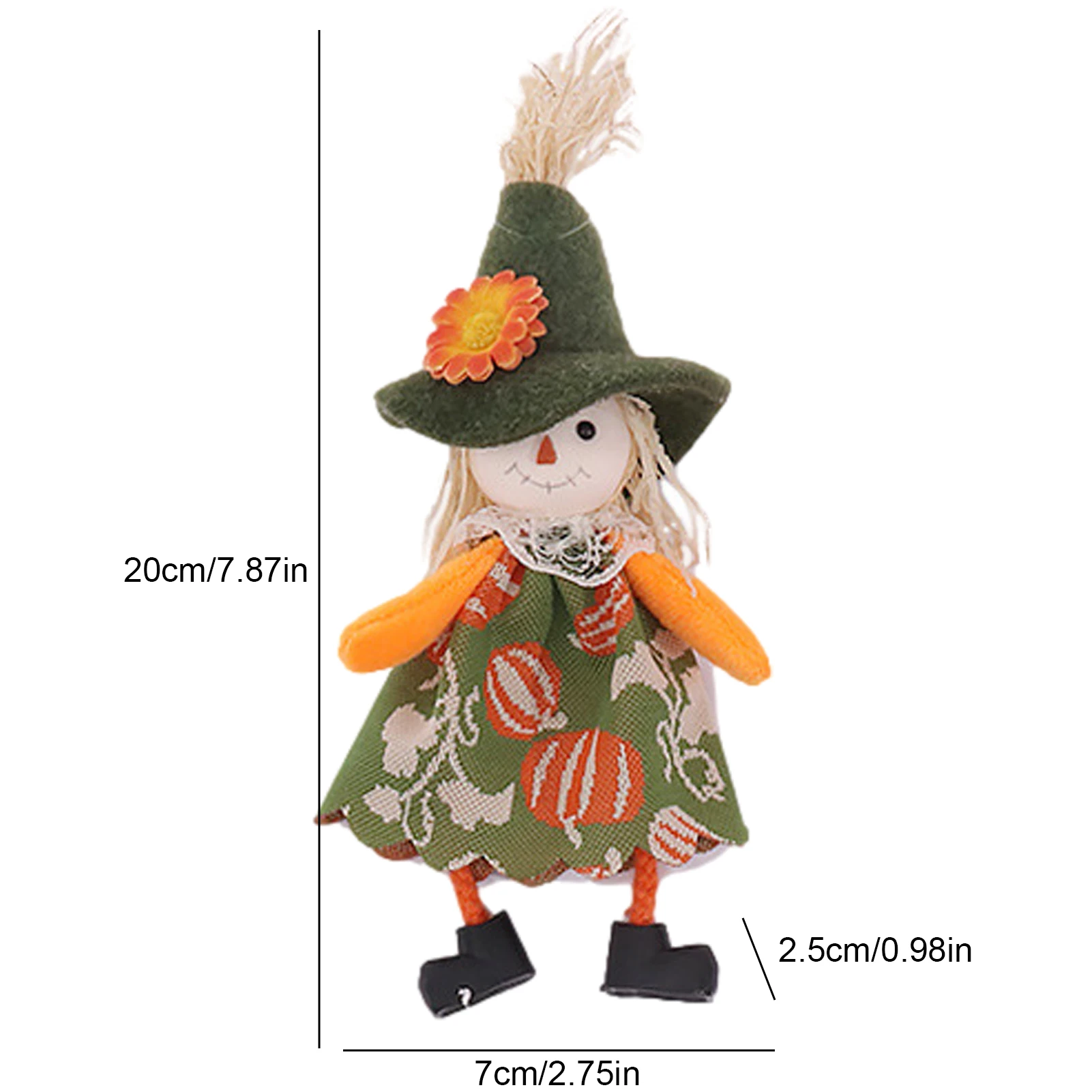 Кукла пугала Осенний урожай праздничное украшение на День Благодарения