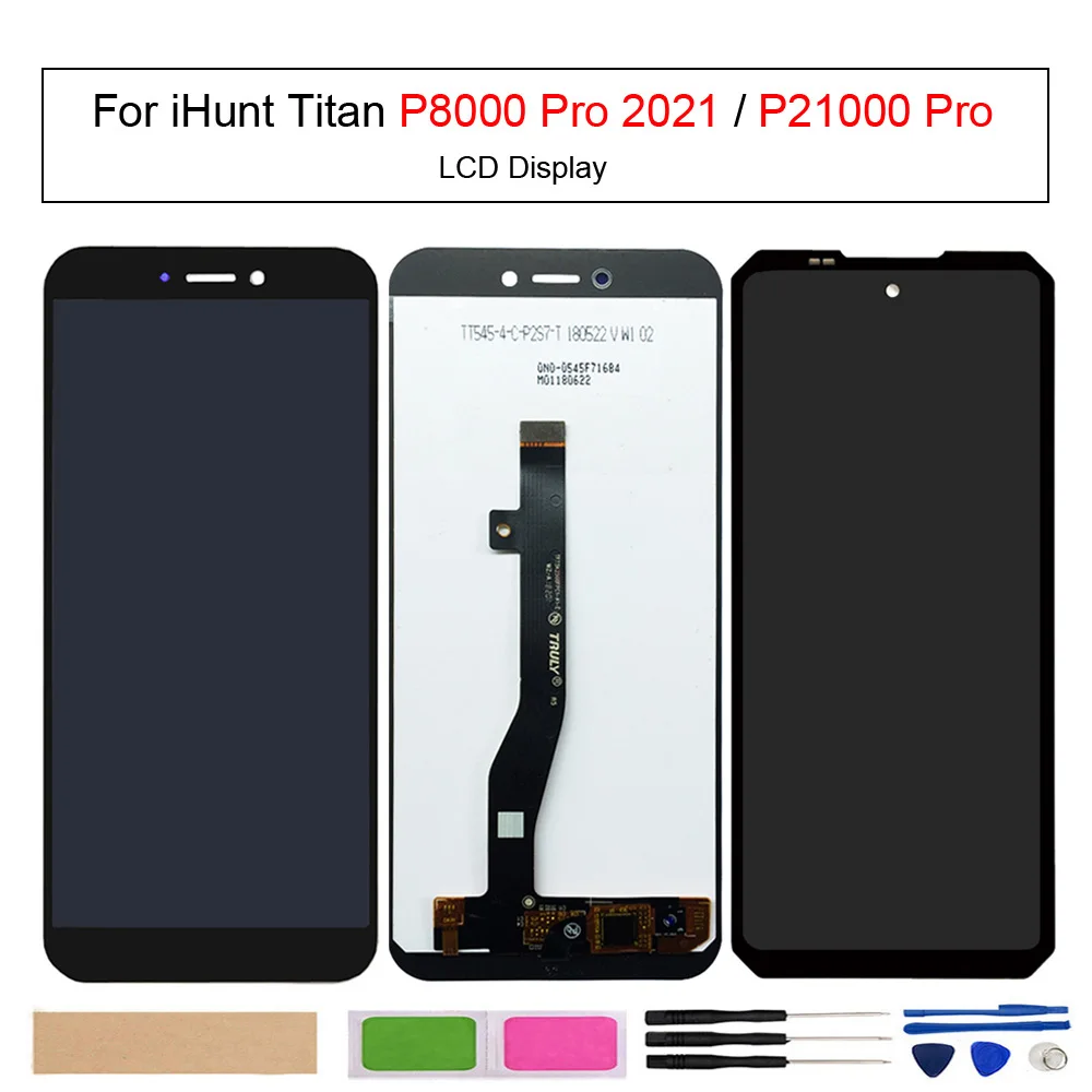 Фото Кодирующий преобразователь сенсорного экрана в сборе для iHunt Titan P21000 Pro, для iHunt Titan P8000 Pro 2021, ЖК-дисплей №1