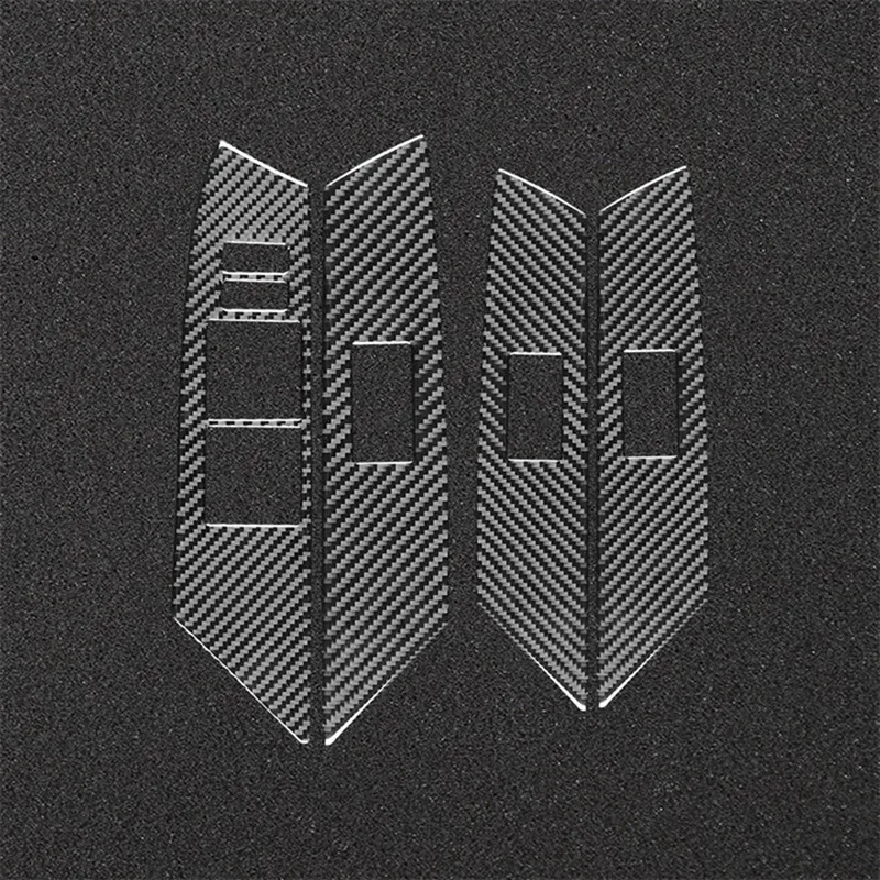 Оконная переключатель панель отделка рамка углеродное волокно декоративная