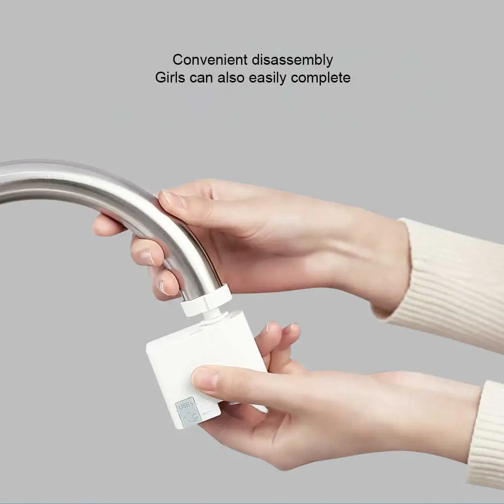 Водонепроницаемый перезаряжаемый водопроводный кран с умным датчиком IPX6