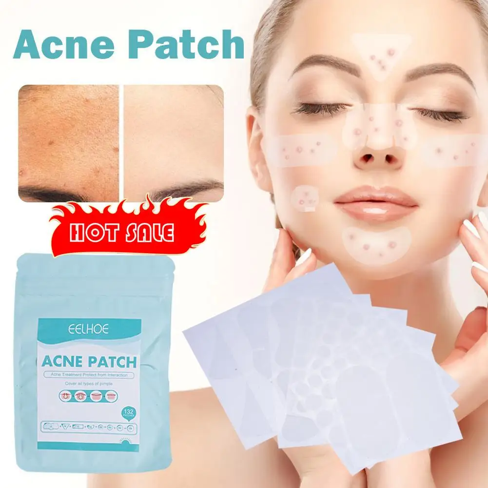 

Large Acne Patch Invisible Hydrocolloid Acne Removal Spot Waterproof Cover Remover Head Black Care Skin Treatment