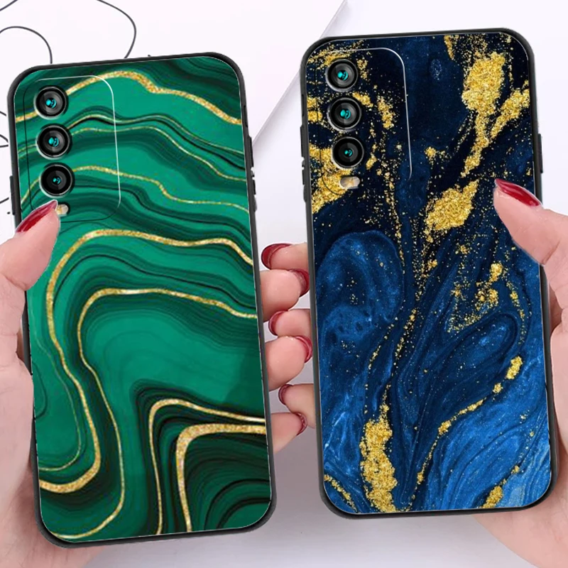 

Marble Art Fashion Phone Cases For Xiaomi Redmi 10 Note 10 10 Pro 10S Redmi Note 10 5G Carcasa Coque Soft TPU