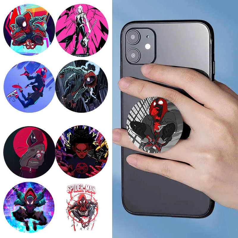 

Spider-Man Foldable Popping Holder for Phone Попсокет Telescopic Mobile Phone Bracket Portable Stand Grip Tok Cases Accessories