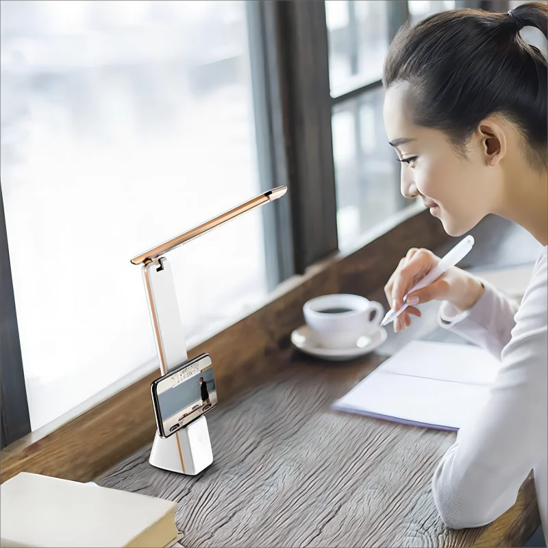 Новая светодиодная настольная лампа ENGUE для защиты глаз студентов в спальне и на