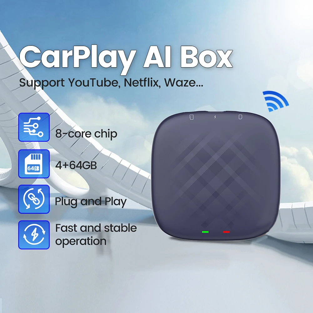 

CarPlay Box CarPlay Ai Box AN 11.0 System Built-in GPS Mini CarPlay Ai Box Support Wireless CarPlay Wireless AN Auto