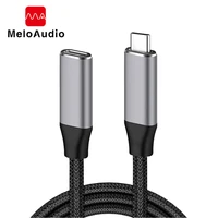meloaudio usb 3 1 type c extension cable 3 3ft 1m 10gbps male to female extended charging for macbook pro ipad mini m1 dell xps