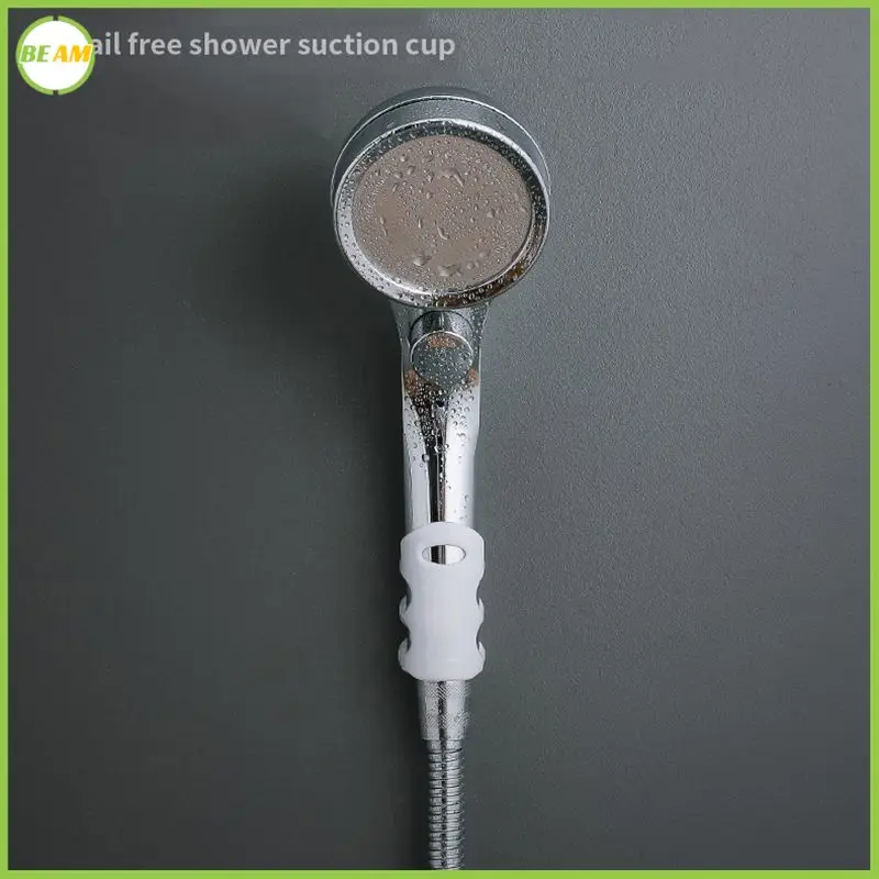 

1/2pcs Shower Head Holder Suction Cup Rack Shelf Portable Home Bathroom Shower Adjustable Silicone Wall Suction Vacuum Cup