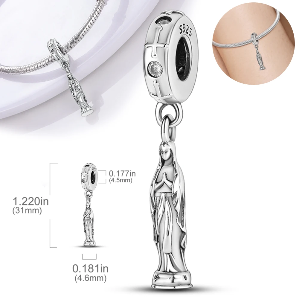 

Новинка, парфюмерия в виде кроликов для девочек из стерлингового серебра 925 пробы, оригинальные браслеты, женские Украшения «сделай сам»