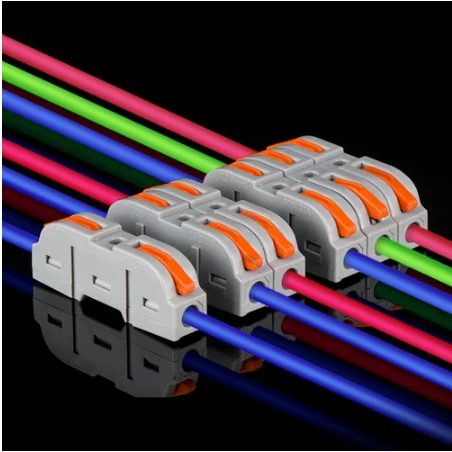 

Wire Connector Terminal Block Quick Wiring Connector Cable Connectors Splitter SPL 222 221 CH2 102 Fast Splice Push-in Terminals