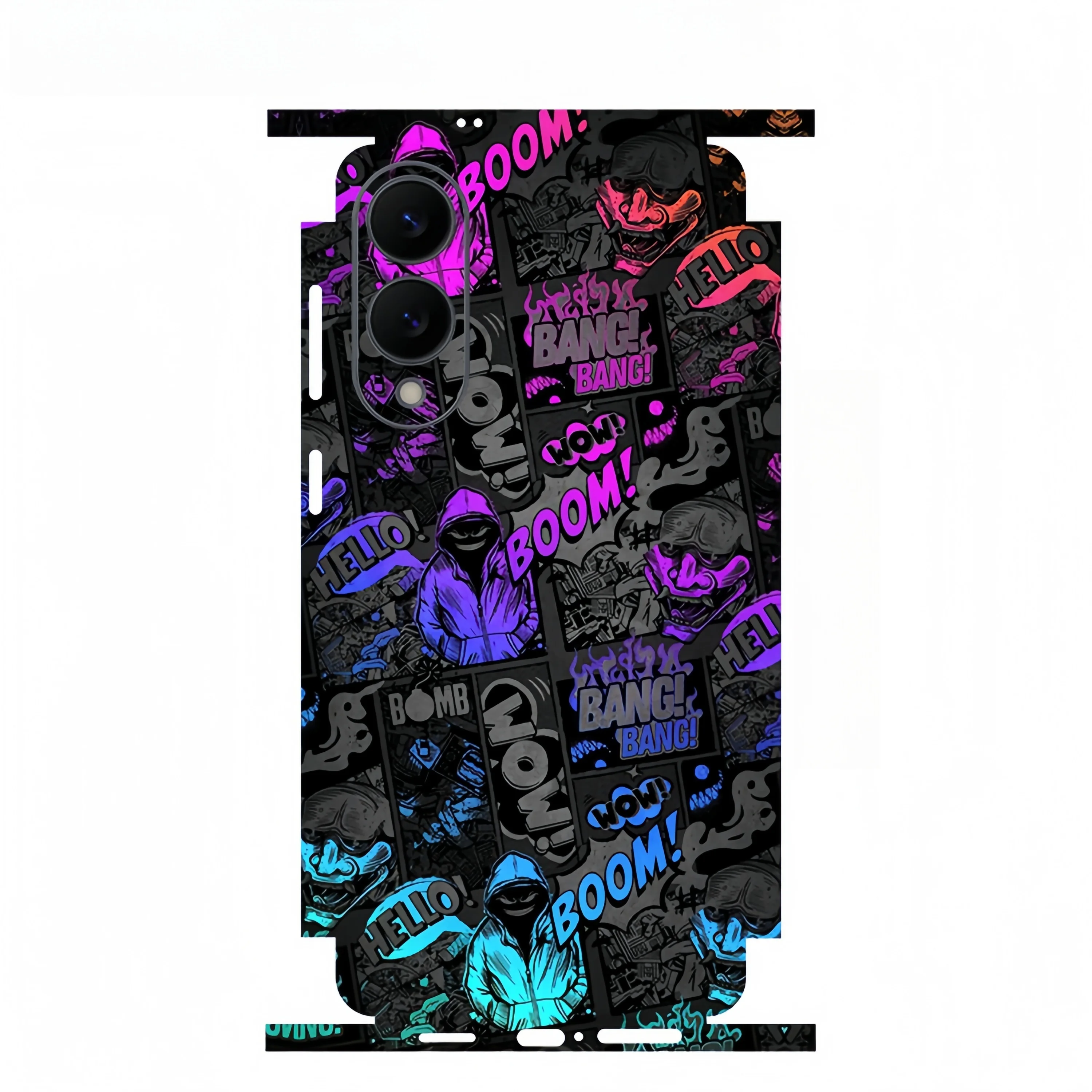 Фото Защитная пленка Oscarskin для Samsung Galaxy S24 S23 S22 S25 Ultra S25 EDGE, ультратонкая наклейка-стикер на заднюю панель и экран №2