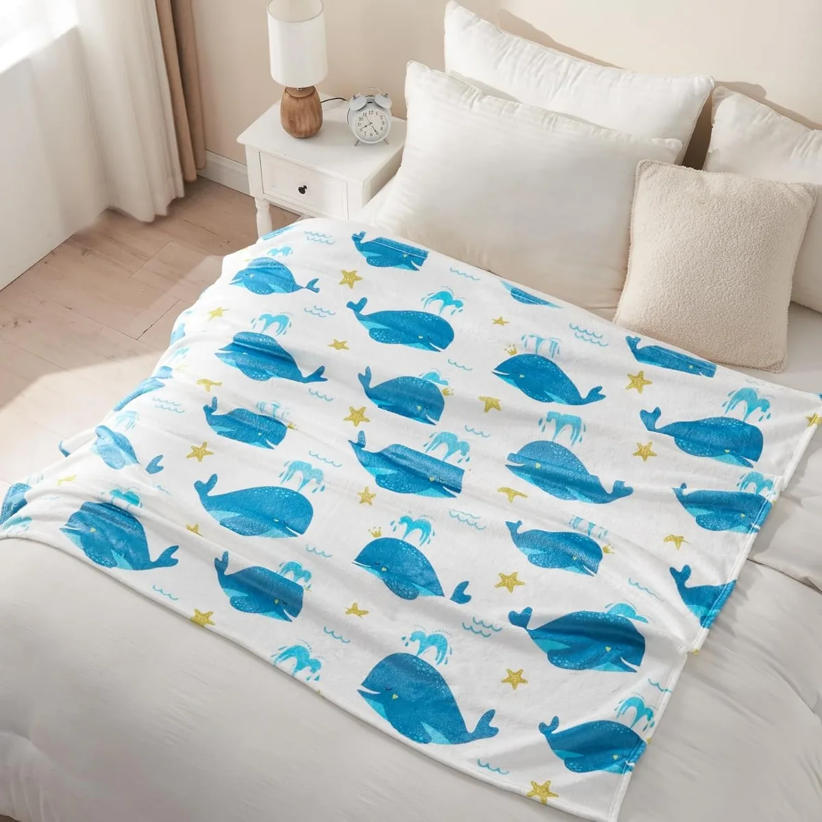 Милое мягкое эстетичное флисовое одеяло для детей девочек и мальчиков