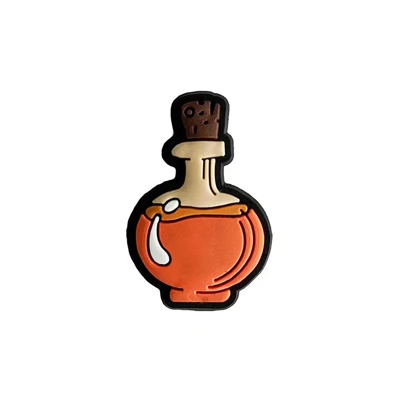 Hot 1pcs Halloween Horror Style Shoe Charms Funny DIY Shoe Aceessories Fit Sandals Buckle PVC Unisex adult Women Gifts croc jibz