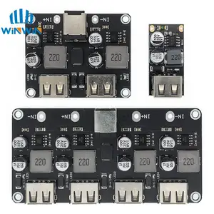 QC3.0 QC2.0 USB DC-DC понижающий преобразователь, понижающий модуль зарядки 6-32 в 9 в 12 В 24 В для быстрой зарядки печатной платы 5 В