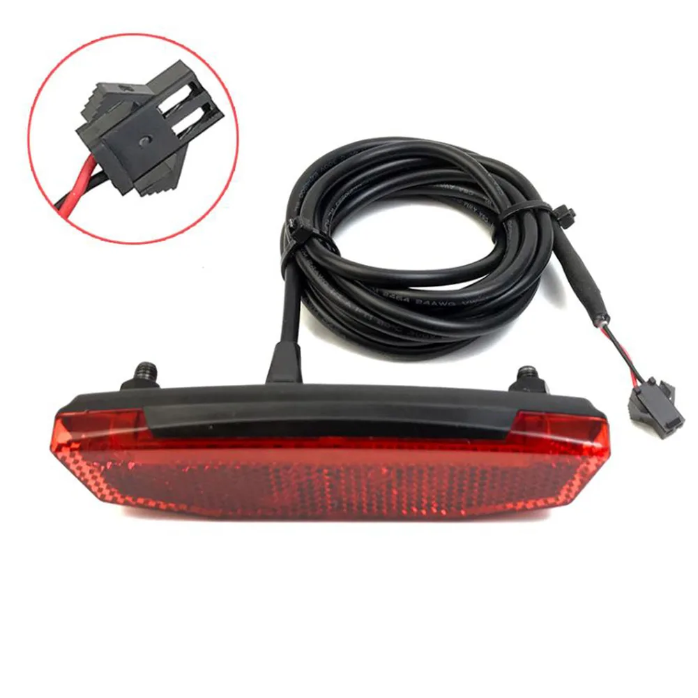 

36V/48V Electric Bike Rear Light/Tail Light LED Safety ABS Warning Rear Lamp For E-scooter Ebike Warning Taillights Parts