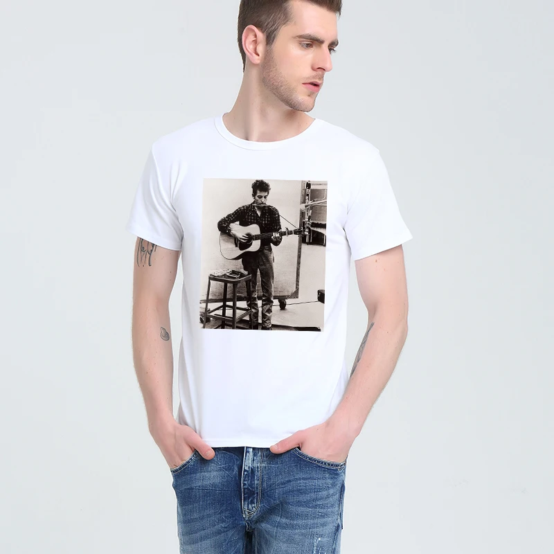 

Bob Dylan antiwar ROCK N ROLL rock ballad T-SHIRT T-shirt cotton Lycra top