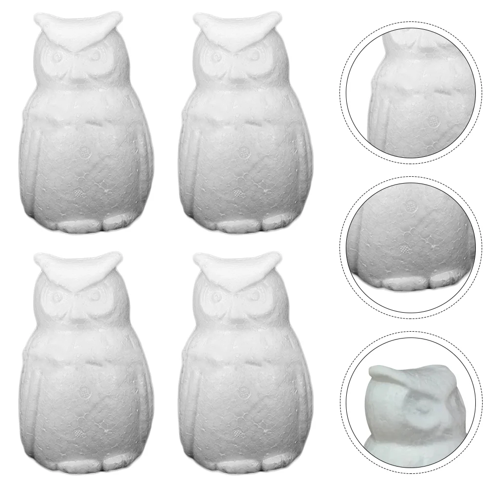 

4pcs DIY Owl Handicrafts DIY Animal Crafts DIY Home Desktop Decorations