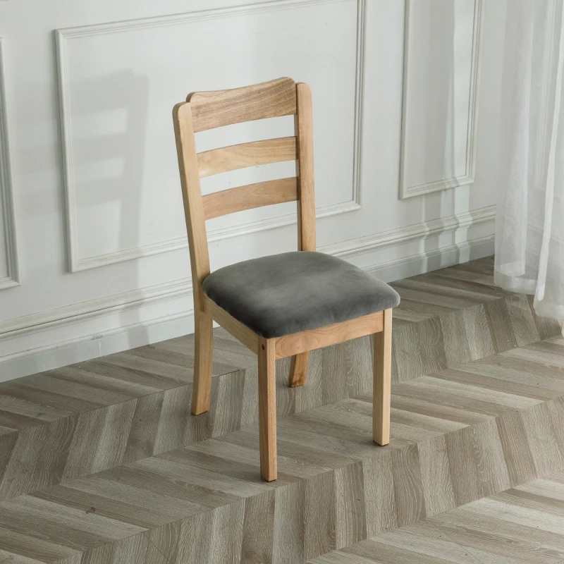 Чехлы на стулья для столовой из бархата и спандекса съемные моющиеся эластичные