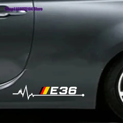 Наклейка на кузов автомобиля для bmw E30 E34 E36 E39 E46 E60 E87 E90, 2 шт., автомобильные аксессуары