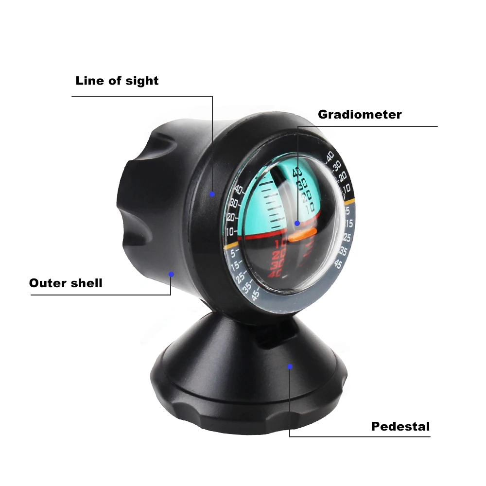 Автомобильный измеритель уровня наклона градиентный индикатор балансировки