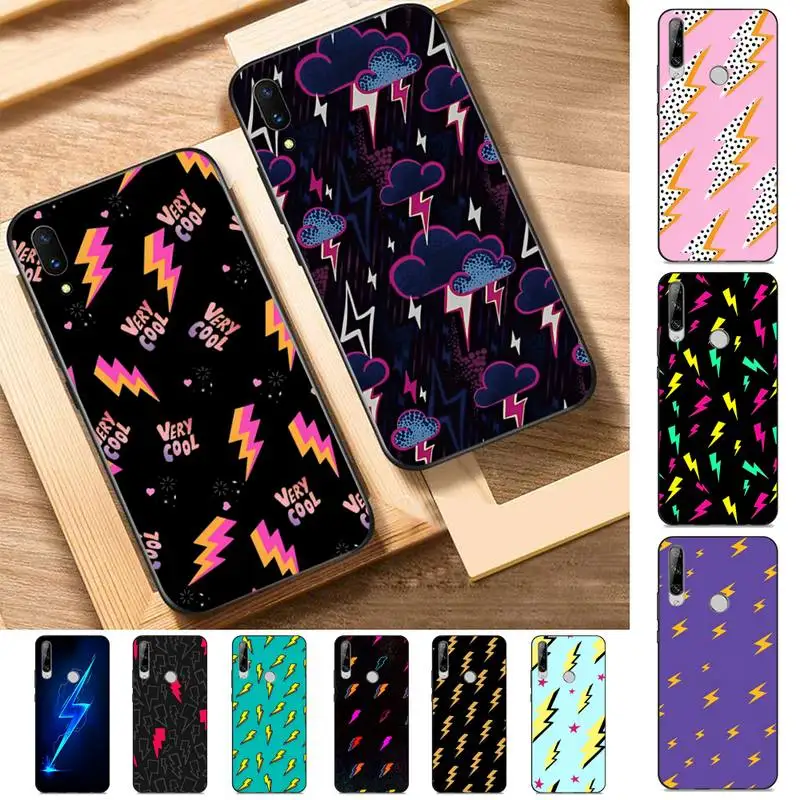 

Cartoon Cute lightning Phone Case For Y9 6 7 5 Prime Enjoy 7s 7 8 plus 7a 9e 9plus 8E Lite Psmart Shell