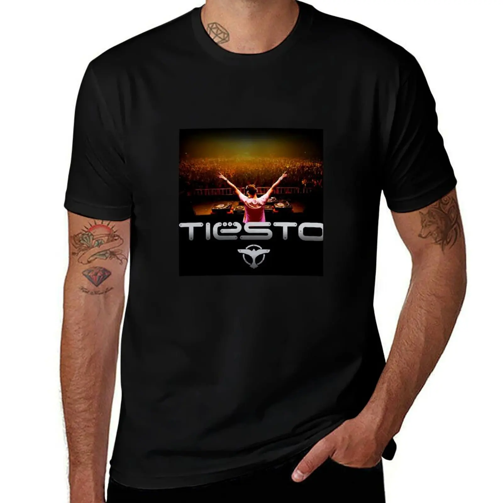 Фото Футболка Tiesto, модная повседневная рубашка с коротким рукавом №1
