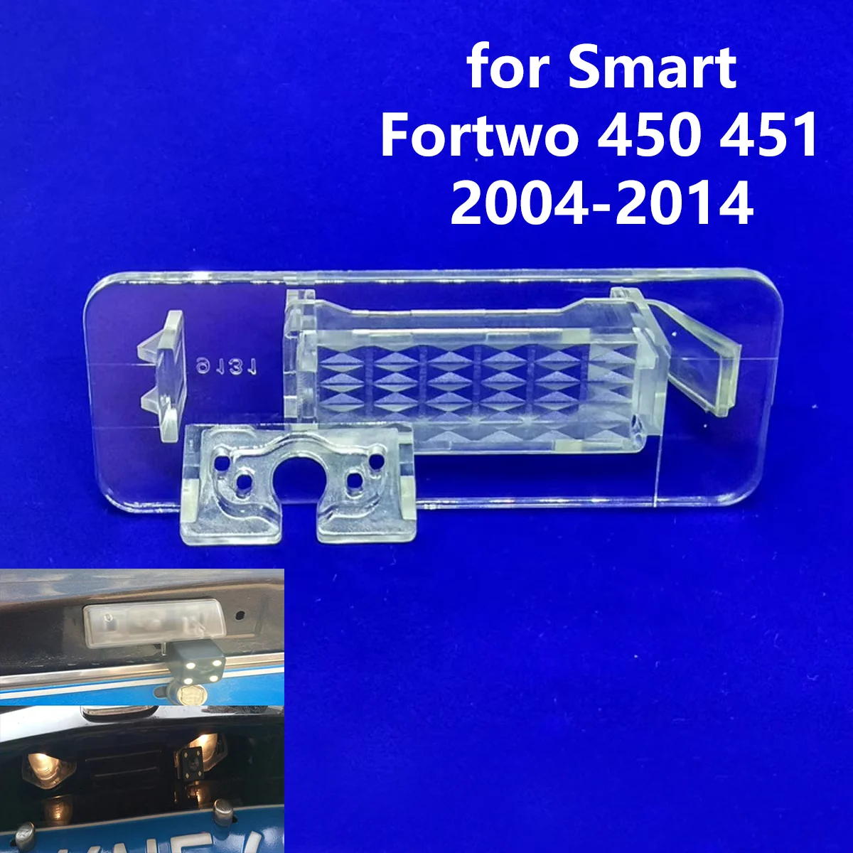 

Автомобильный кронштейн для камеры заднего вида, держатель для освещения номерного знака для Mercedes-Benz Smart Fortwo 451 450