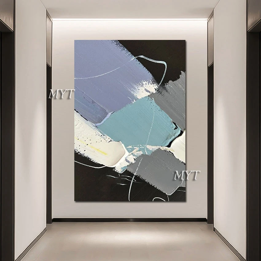 Красивая абстрактная Гора восход солнца пейзаж настенная декоративная Холст