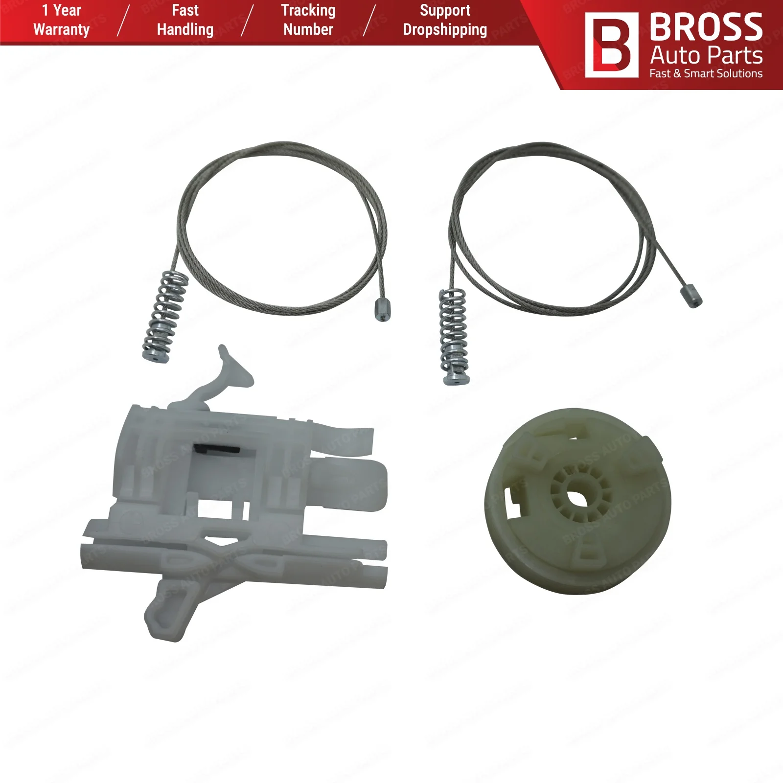 Bross автозапчасти BWR5231 комплект регулятора окна Ремонт передней левой двери 68070267AD