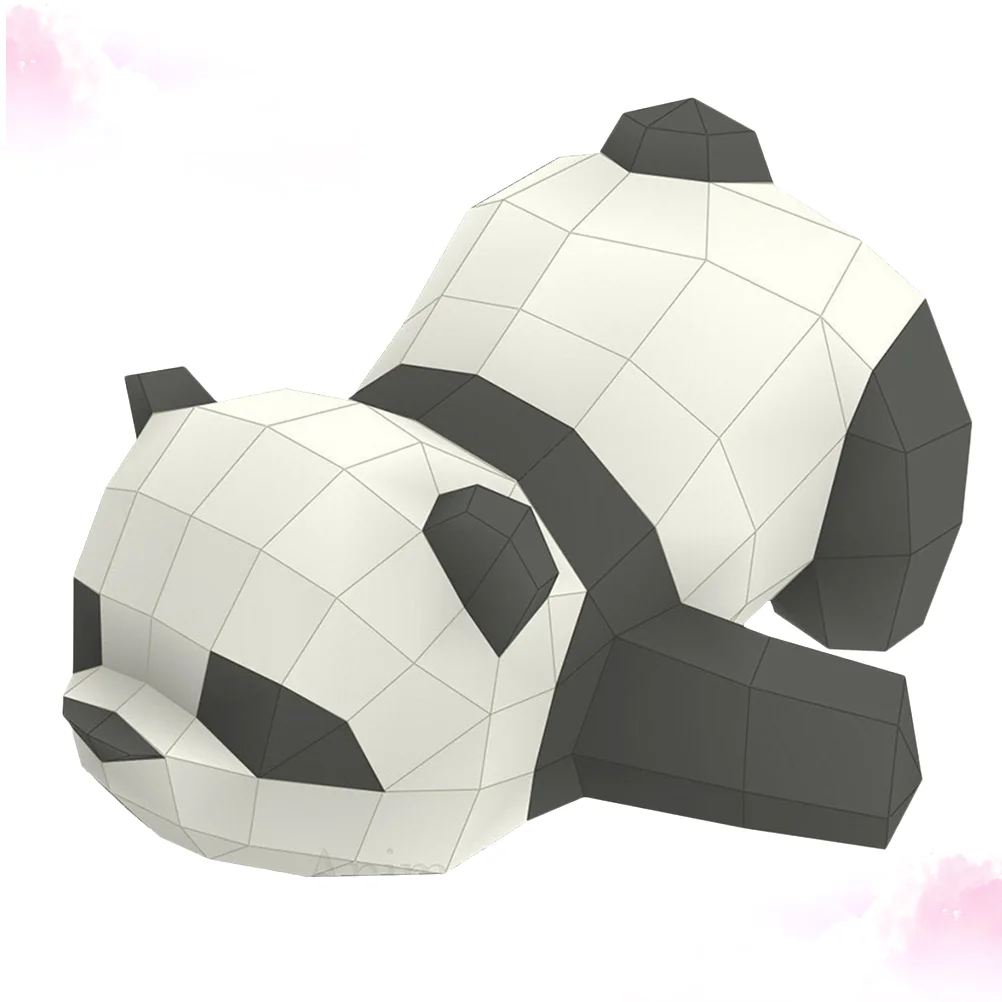 

Sleeping 3D Stereoscopic Paper Model DIY Paper Decoration Ornaments Geometric Origami (Iridescent