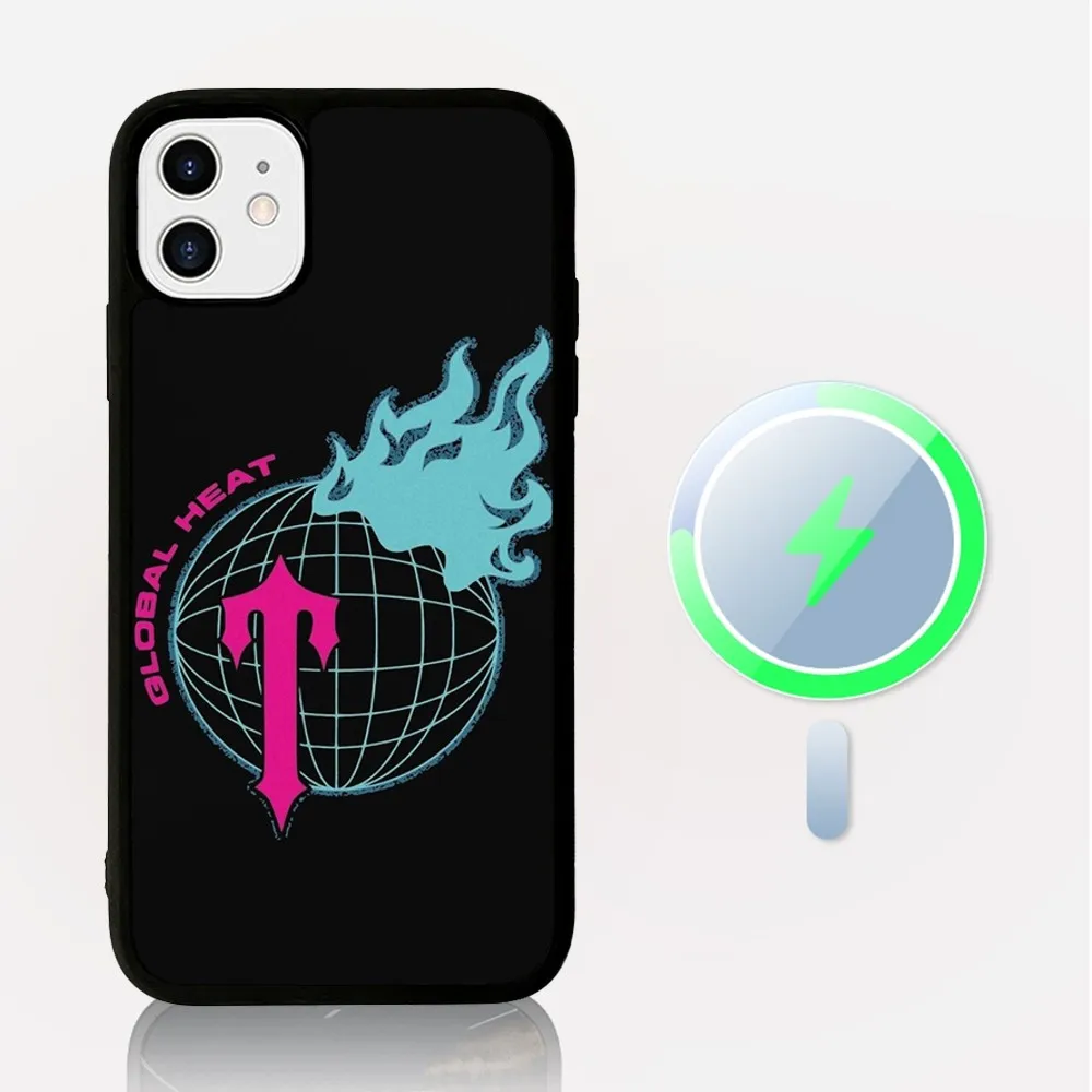 Магнитный чехол для телефона с логотипом T-Trapstar пыленепроницаемый нескользящий