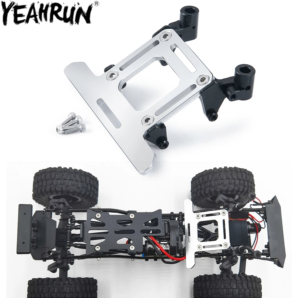 

YEAHRUN ESC Front Rising Modified Kit Metal ESC Mount Stand for Axial SCX24 90081 AXI00001 AXI00004 1/24 RC Crawler Car Parts