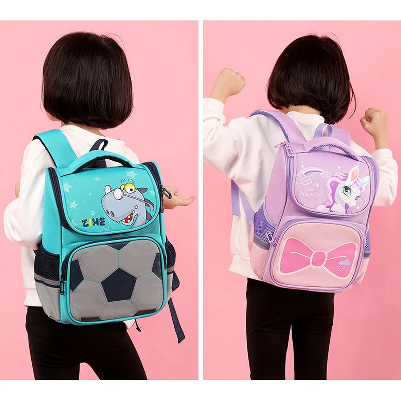 2022 New Children SchoolBags Kawaii Unicorn Cartoon School Backpack Boys Girls Kindergarten Kids Primary Schoolbags Waterproof