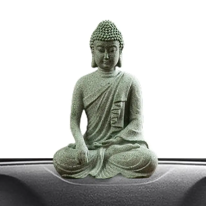 

Stone Buddha Statue Exquisite Meditation Home Aquarium Ornaments Home Desk Garden Aquarium Fish Tank Decoration Ornaments Crafts
