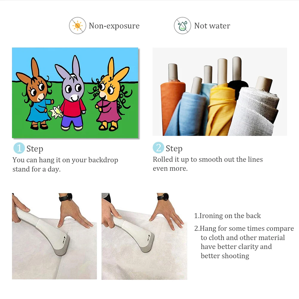 Виниловый фон для фотографирования детей в стиле мультфильма тротроро