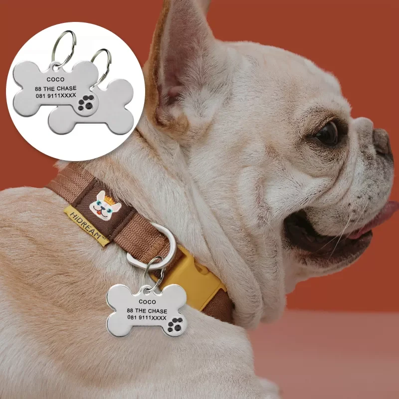 

2022JMT Personalized Dog Tag Address Tags for Dogs Id Tags Engraved Custom Dog Tag Dog Collar for Cats Dog Name Tag Pet Id Tag C