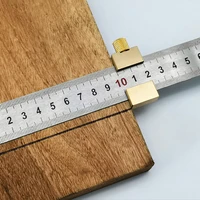 steel ruler positioning block 45 90 angle scriber line marking gauge for ruler locator diy carpentry scriber measuring tools