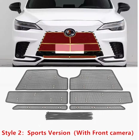 

Стальная вставка для решетки радиатора автомобиля, сетка для Lexus RX 350 350h 450h + 500h 2022 2023 2024, декоративная крышка, аксессуары для отделки