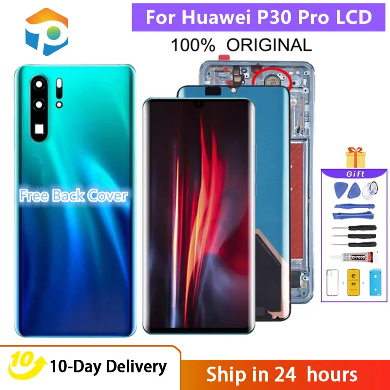 100% ORIGINAL Display For Huawei P30 Pro LCD Touch Screen Digitizer Assembly With Frame For P30 pro