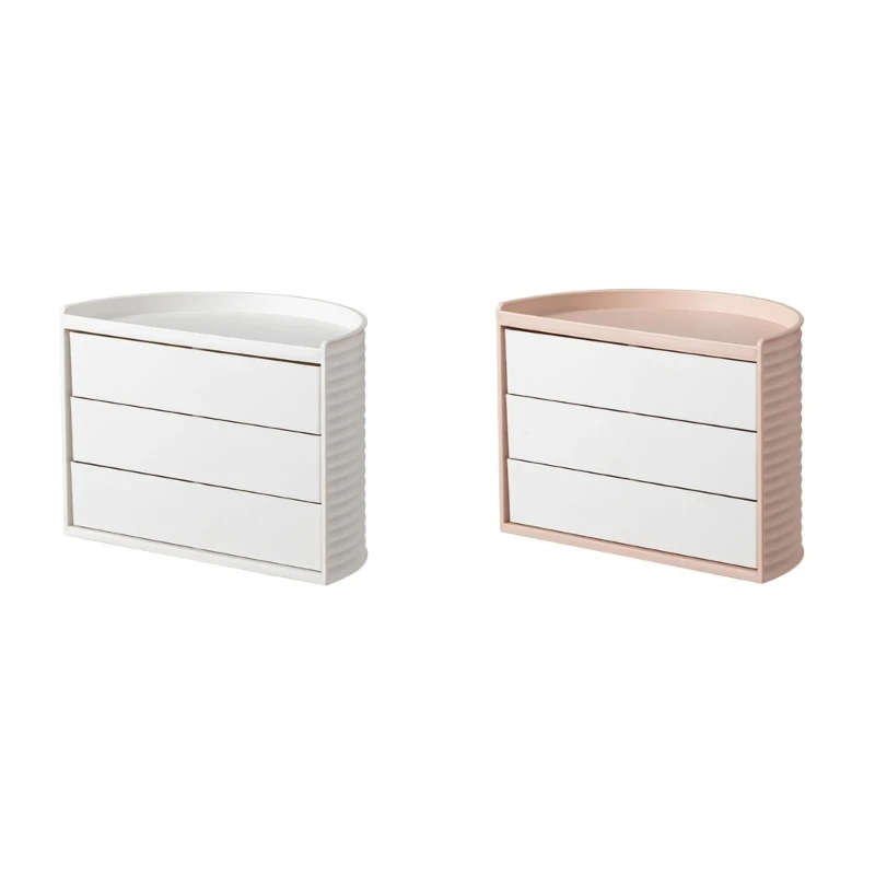 

Rotating Storage Box Desktop Placement Half Circle Rotatable Student