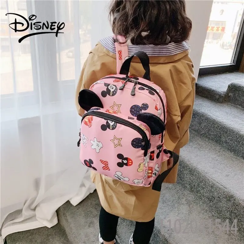 Disney Children's Schoolbag for Kids Kindergarten Middle and Primary Class 2-5 Year Old Baby Cute Cartoon Backpack Girl