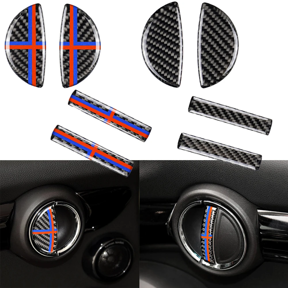 

2 шт., наклейки на дверь автомобиля, из углеродного волокна