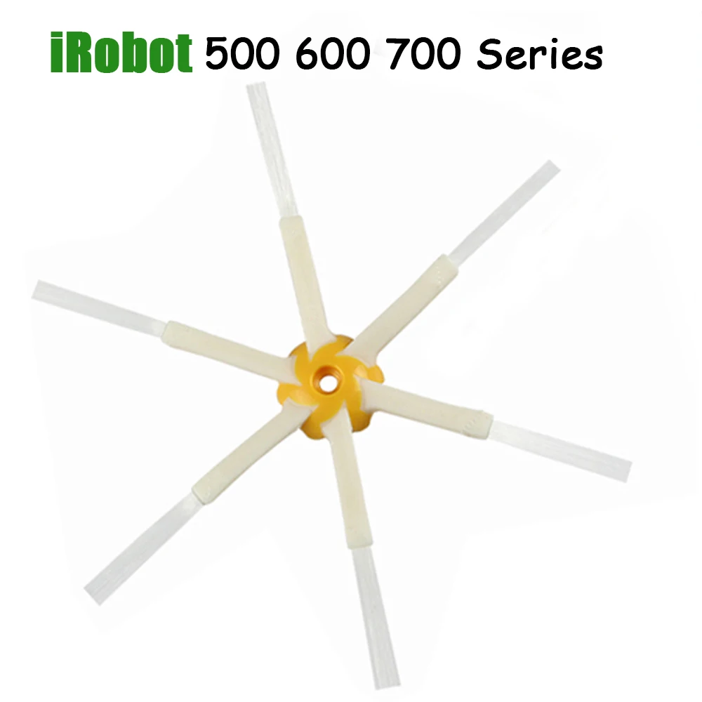 

5PCS 6-armed side brush for iRobot Roomba 500 600 700 Series 610 620 630 530 550 560 650 770 780 625 760 Vacuum Cleaners Parts