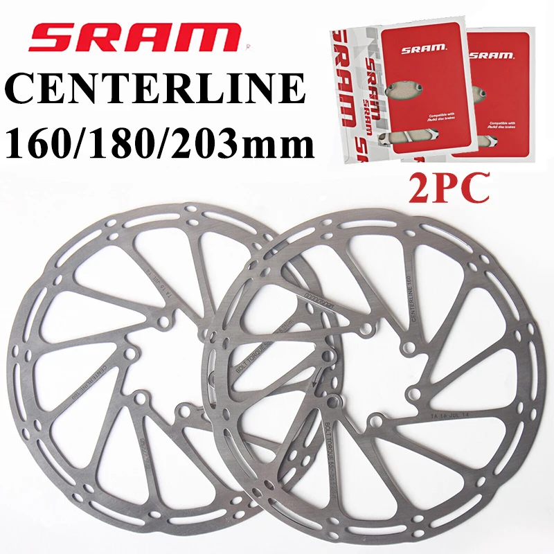 

Дисковые тормозные диски SRAM 160 мм, 180 мм, 203 мм, 2 шт.