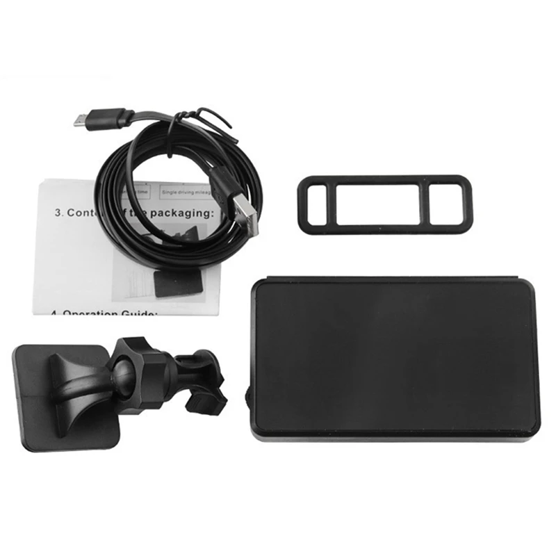 

Universal Digital Car HUD Head Up Display GPS Speedometer With Over Speed Alarm Tired Driving Warning Windshield