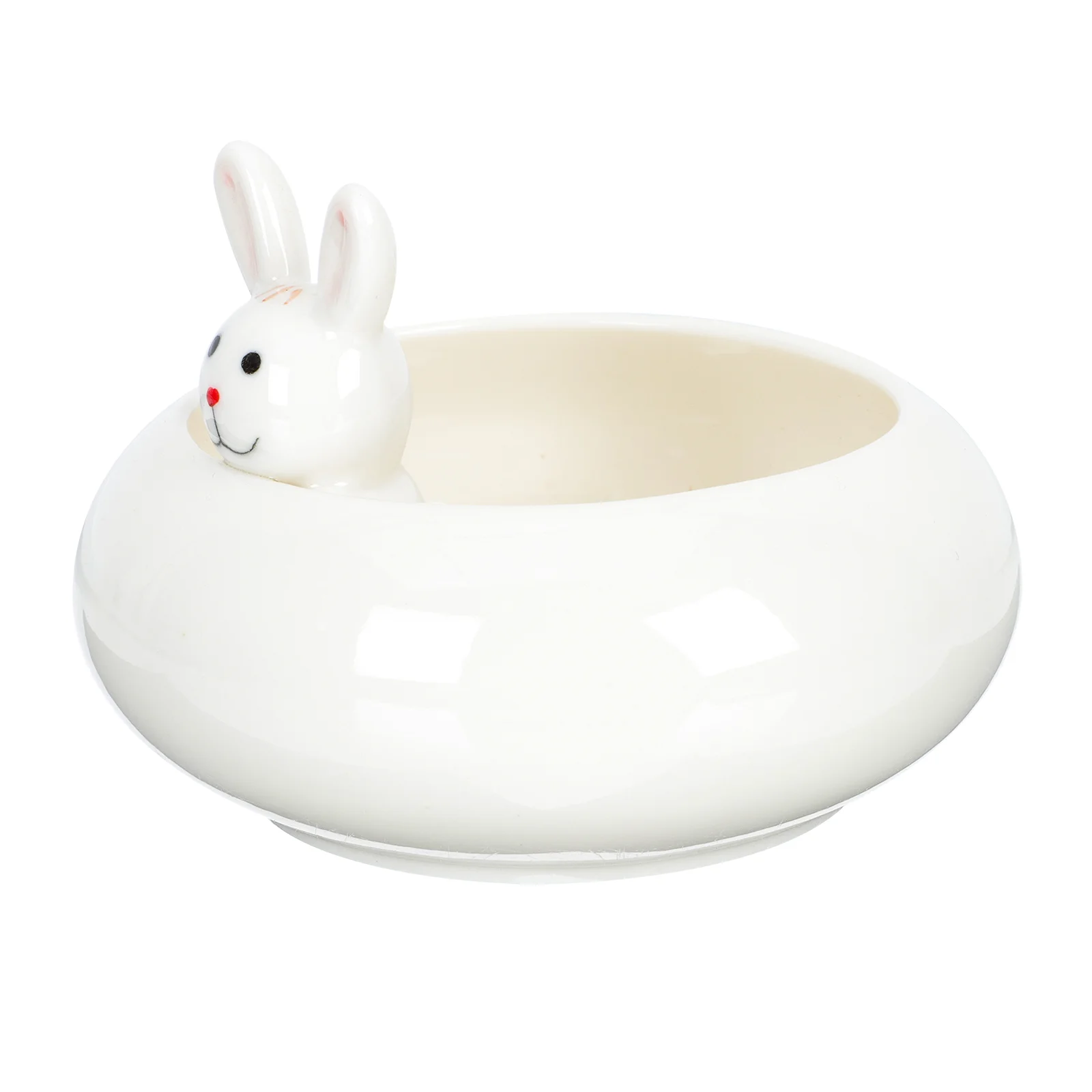 

Креативный цветочный горшок в форме кролика, декоративный керамический контейнер для растений, домашнее украшение