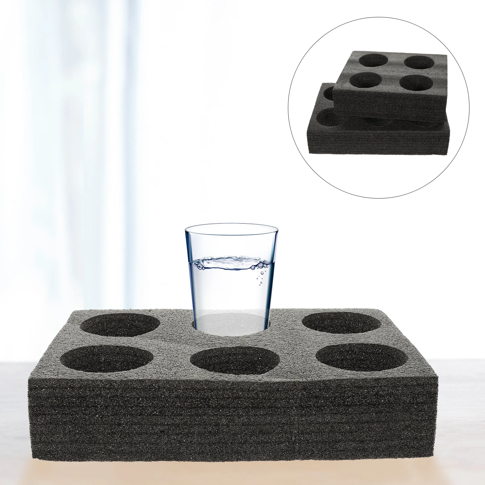 

2 Pcs Drink Caddy 4- Cup Drink Carrier Coffee Mug Shelf Beer Storage Crate Take Out Cup Holder Beverage Caddy Coffee Mug Holder