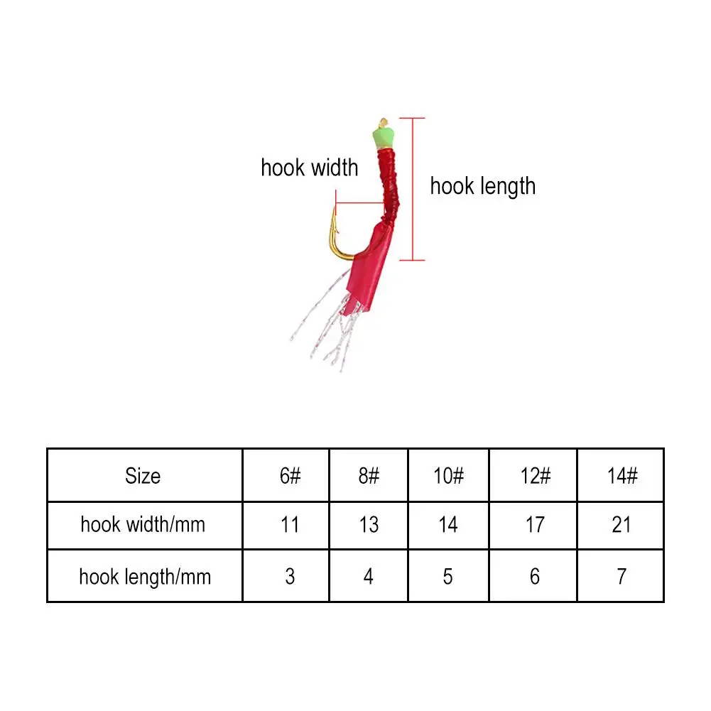 6 шт. искусственные рыболовные приманки в соленой воде