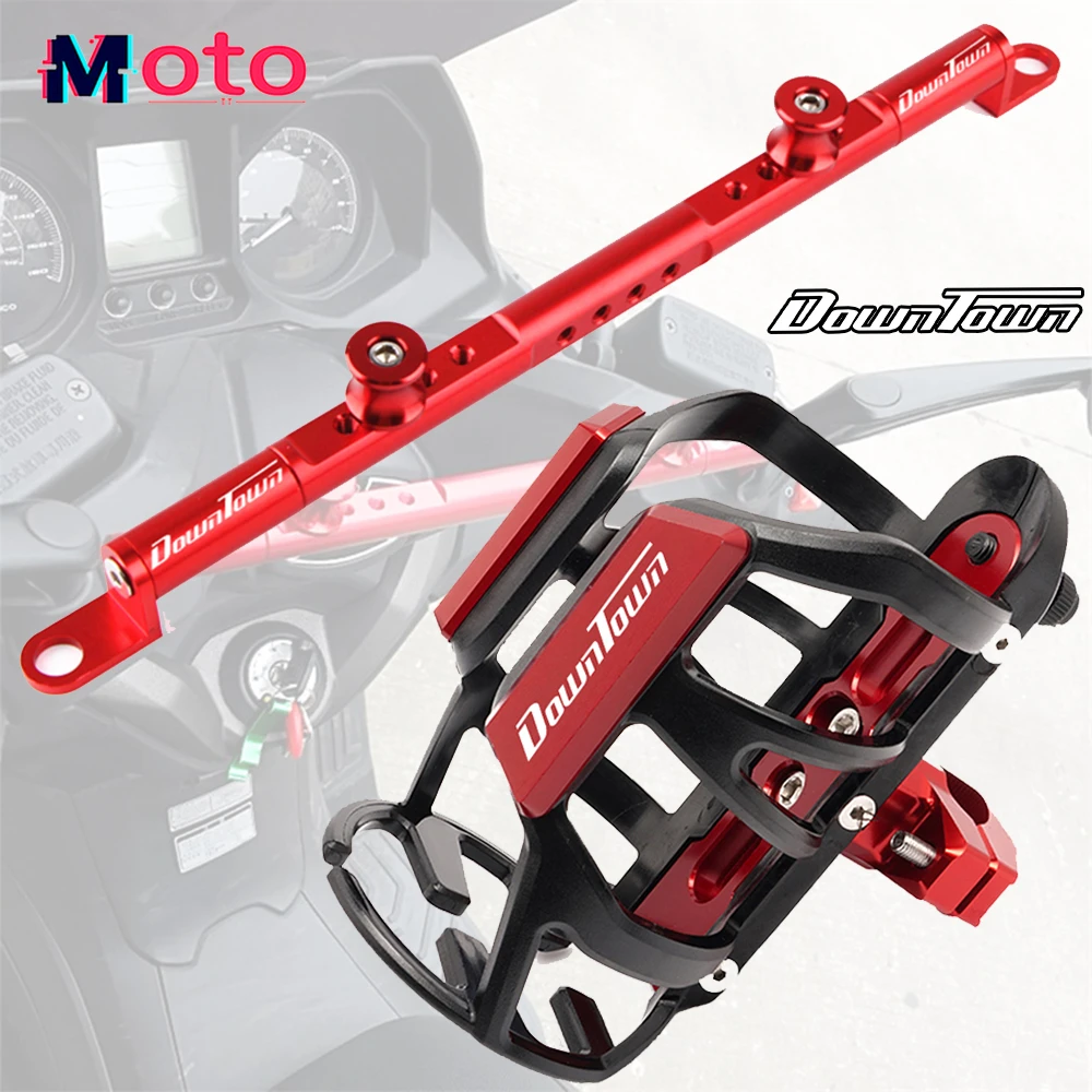 

For KYMCO Downtown 300/350i CK250T 300i Motorcycle CNC Accessories Steering Damper Balance Lever Drink Cup Holder